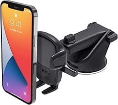 iOttie Easy One Touch Signature Dashboard & Windshield Universal Car Mount Phone Holder Desk Stand with Suction Cup Base and Telescopic Arm for iPhone, Samsung, Google, More Smartphones