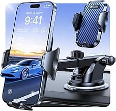 VICSEED [True Strongest Suction] [Rally Racing-Grade Stability] Phone Holders for Your Car 2025 Upgraded Car Phone Holder Mount Truck Stand Cradle for iPhone Samsung All Phones, Dark Blue